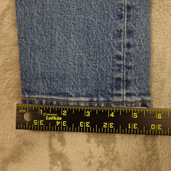 Levi's jeans 501 skinny women's 25 blue denim button fly red tab - Picture 8 of 15